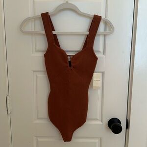 NWT A&F sweater tank bodysuit